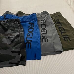Rogue Men's Athletic Shorts - Camo, Blue, Gray, Green